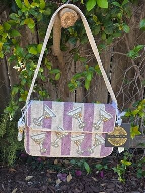 Margarita Beaded Shoulder Bag